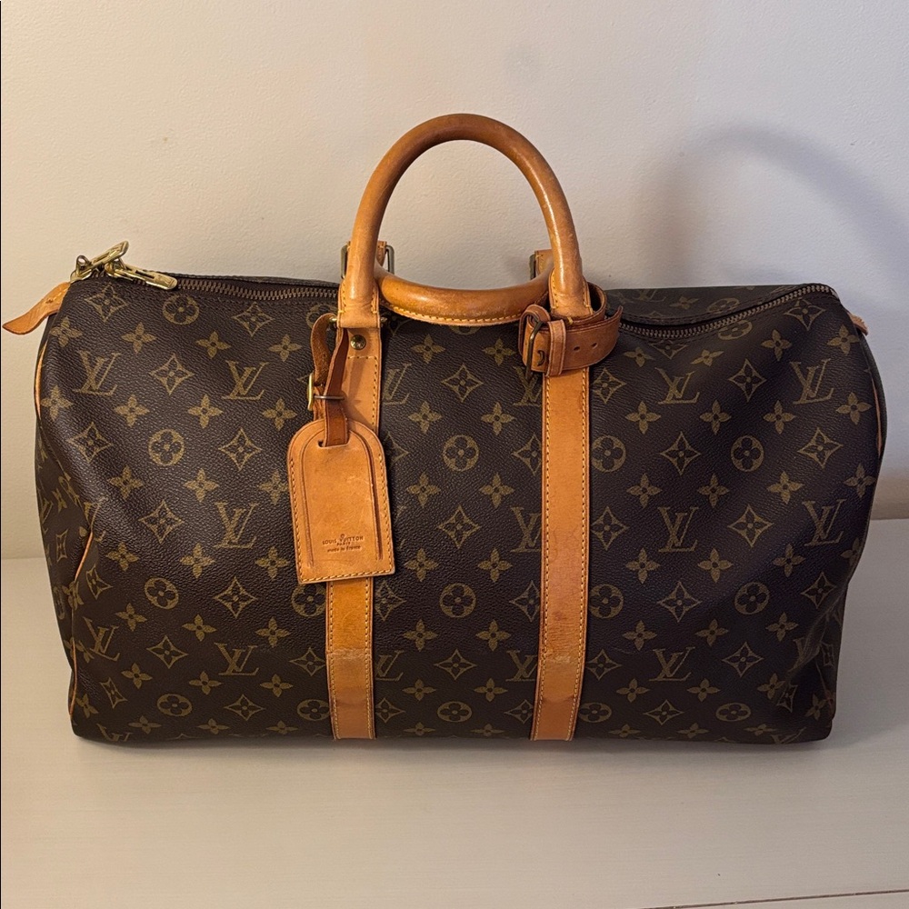 LOUIS VUITTON KEEPALL 45 MONOGRAM W/ COA